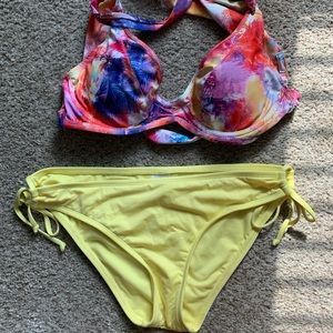 Tropical Yellow Bikini Set